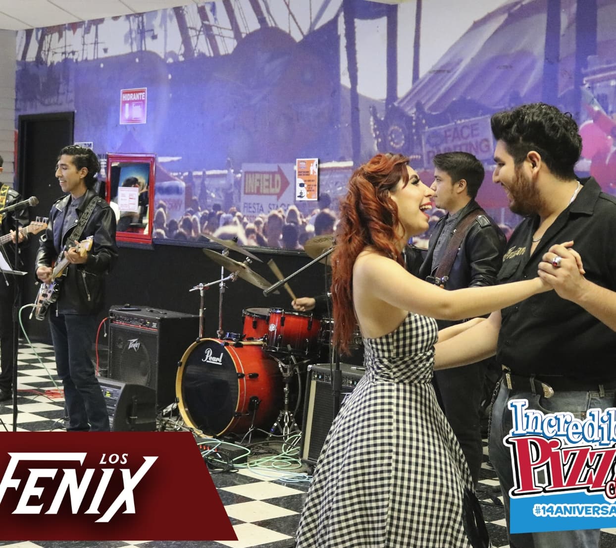 Show en vivo y baile en Incredible Pizza