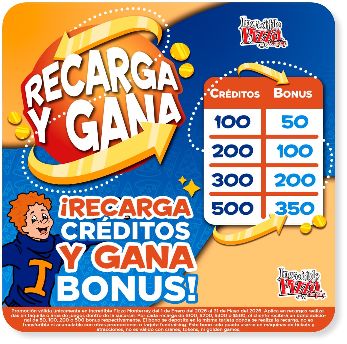 Promoción recarga y gana
