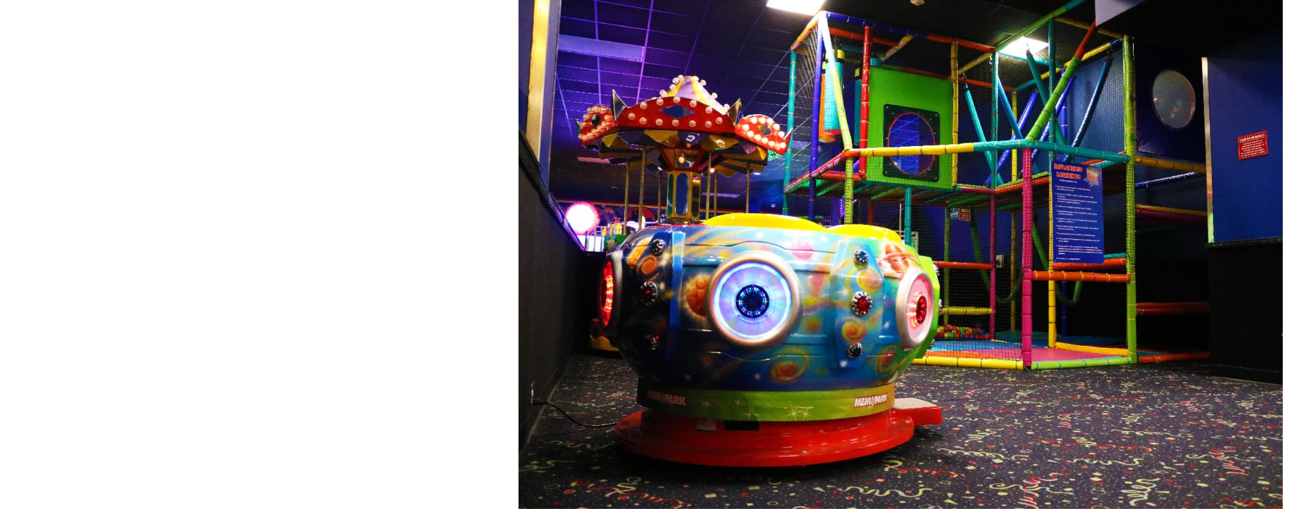 Área Tiny Town para niños pequeños